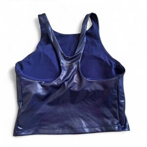 Athleta x Simone Biles Shine Purpose sports bra blue small